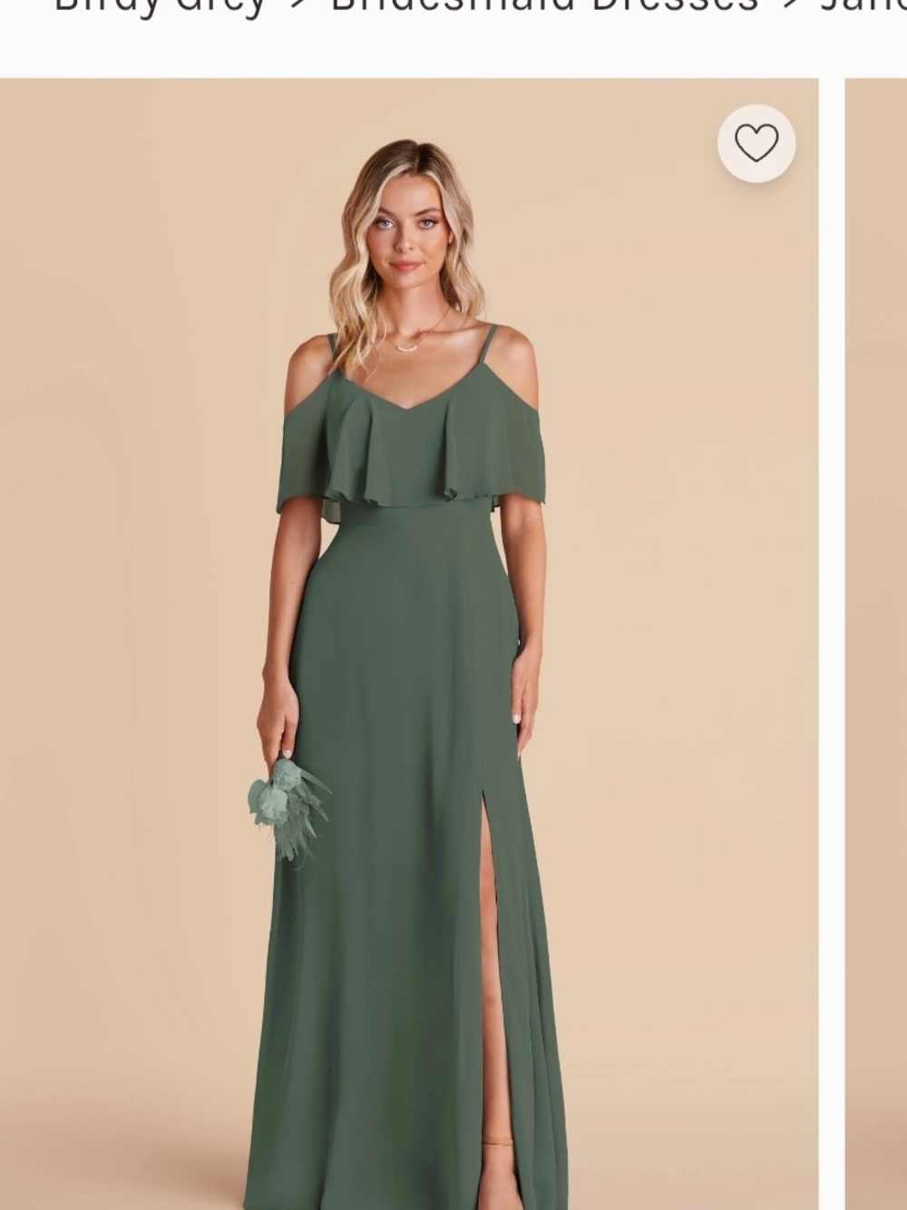 Birdy Grey Bridesmaid Dress - Eucalyptus Chiffon In style Jane